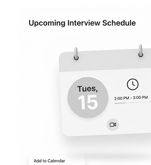 Attend Live Interviews